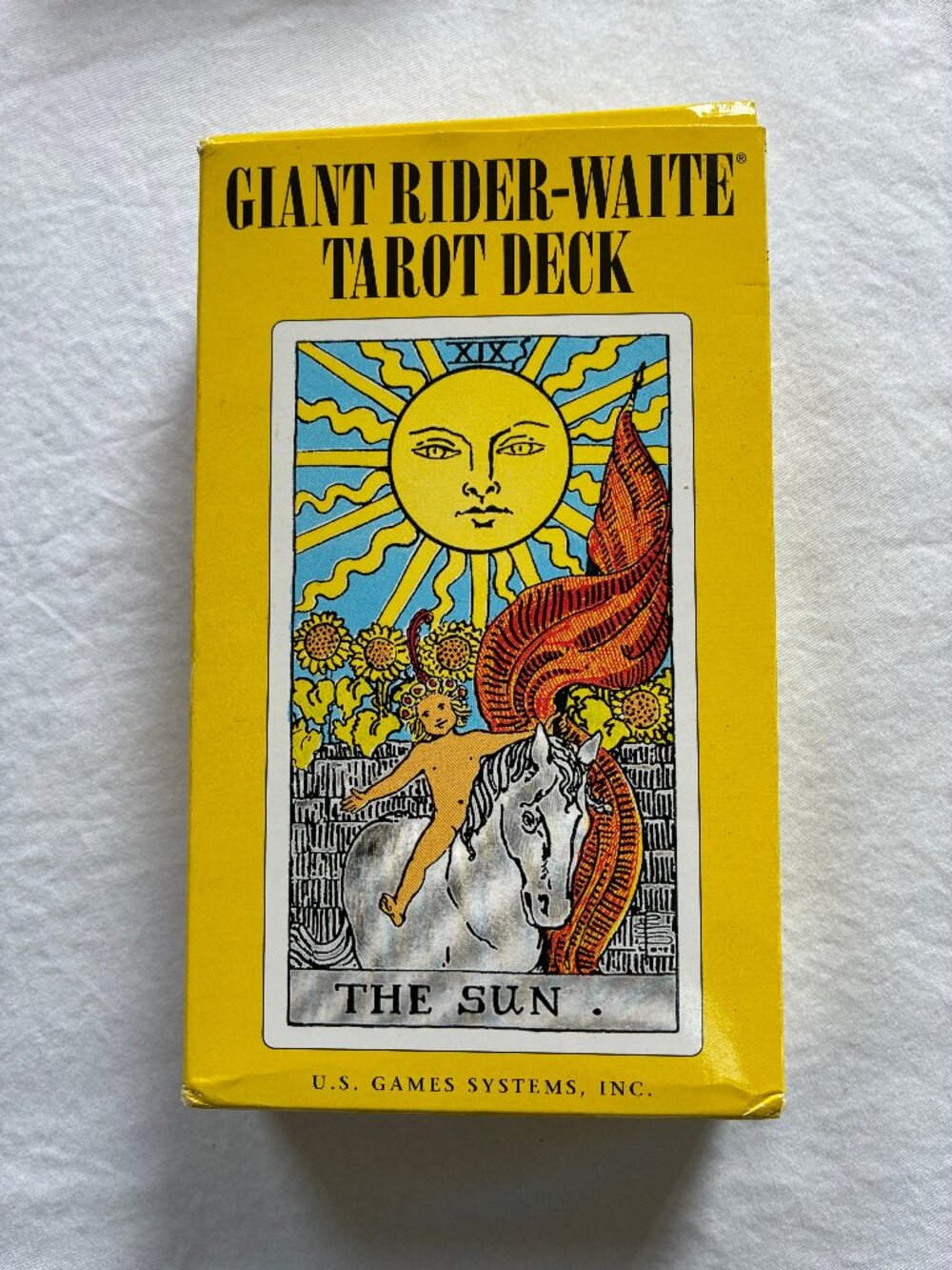Giant Rider-Waite Tarot Deck US Games Systems Oversized 78 Cards